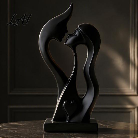 Sweet Love Symbol Gifts for Wedding Abstract Couple Figurine Modern Minimalist Lover Statue Home Decor Romantic Sculpture Thoughtful Keepsake