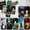 One Piece Zoro Soft Shell Phone Case for OPPO A40 A60 A80 A15 A16 A16K A12 A17 A17K A54 A54S A53 A53S A55 A56 A57 A98 F23