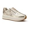 Geox Women Comfort Height Sneakers Kenzie W1x25qh3s51 Gold