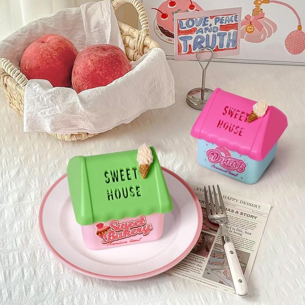 Ice Cream Hut Air Freshener Long-lasting Solid Aromatherapy Cute Car Fragrance Ornaments