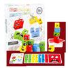 Wooden Expression Puzzle Cube: Parent-Child Interactive Early Education Toy
