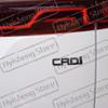 3D Metal Sticker CRDi Emblem Letters Badge Decoration Rear Trunk Stickers For Hyundai Tucson Kia Ceed Carnival Sorento Sportage