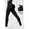 High Waist Push Up Shapewear Leggings Black Tummy Control Yoga Pants Women