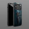 Creative Design Tempered Glass Phone Case Suitable for iPhone17 16 15 14 13 12 11Pro/Max/Plus Anti Drop and Shockproof Backcover