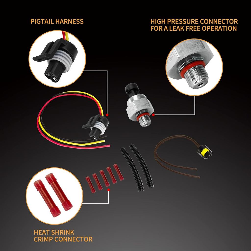 7.3 Powerstroke IPR Valve With ICP Control Sensor And Pigtail | Replacement For 1995-2003 Ford F250 F350 F450 F550 Super Duty E350 E450 E550