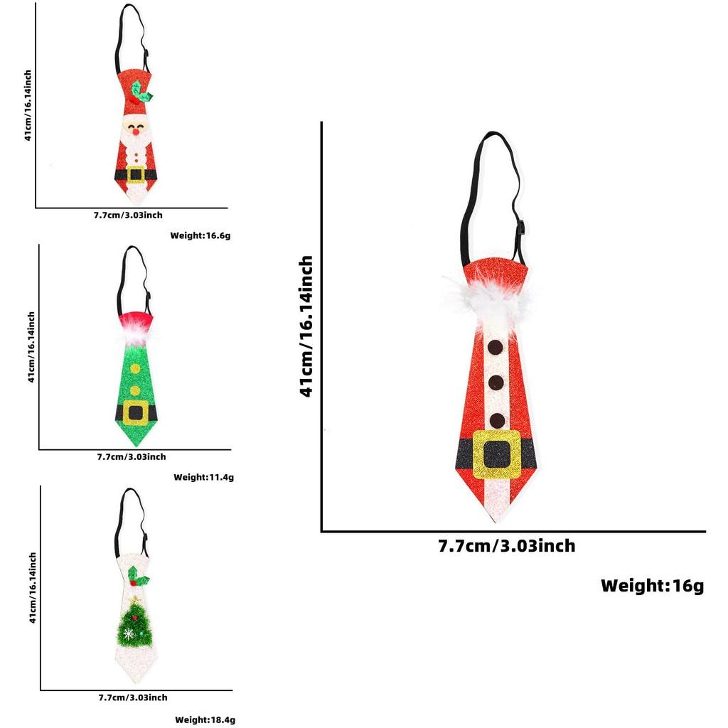 Christmas Festive Kids Tie With Cheerful Santa Reindeer And Snowman Designs For Fun Holiday