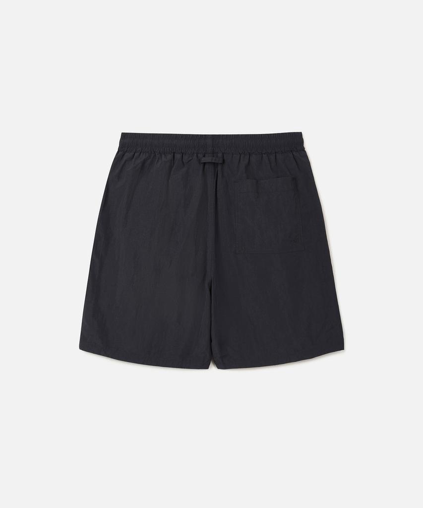 247Silijeu Colored Surf Shorts Black