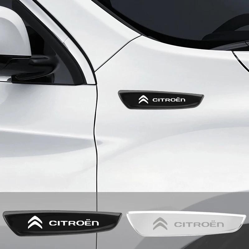2 pezzi Adesivi decorativi in metallo per carrozzeria auto per Citroen C4 C3 C5 C1 C2 Berlingo C-Elysee C4-Picasso C4-Aircross Adesivi per auto