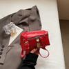 Summer new trendy lunch box bag versatile hand bag going out fashionable simple messenger small square bag women's bag