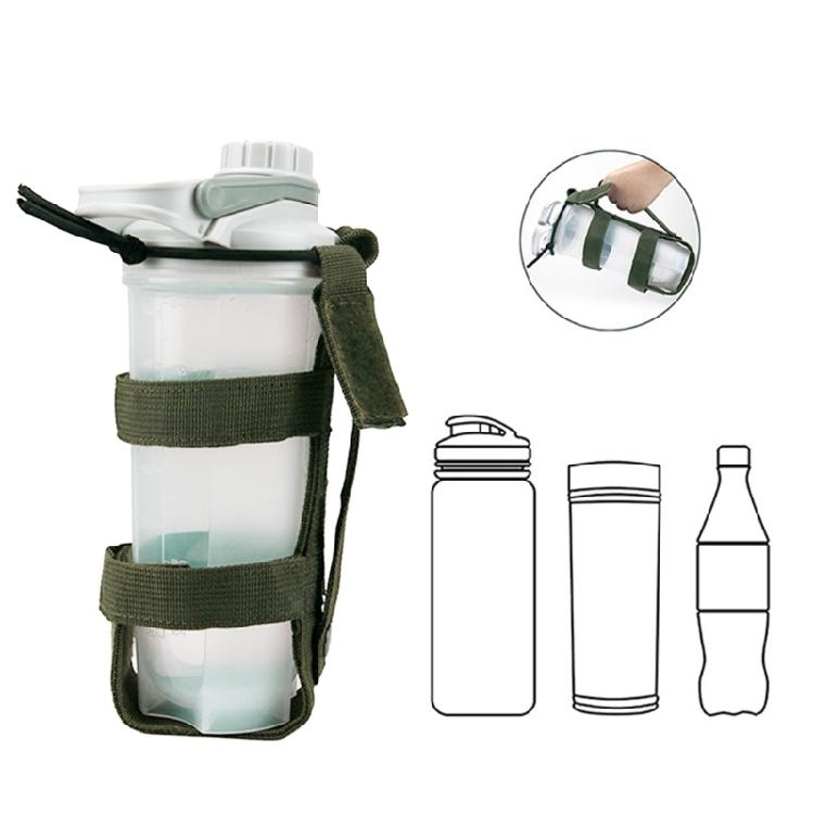 Portabottiglie Regolabile in Nastro Borsa Custodie per Borraccia da Viaggio Custodie Tattiche per Borraccia Porta Borraccia con Coulisse