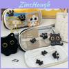 Cute Black Cat Pencil Bag With Drawstring Large Capacity For Students And School Supplies