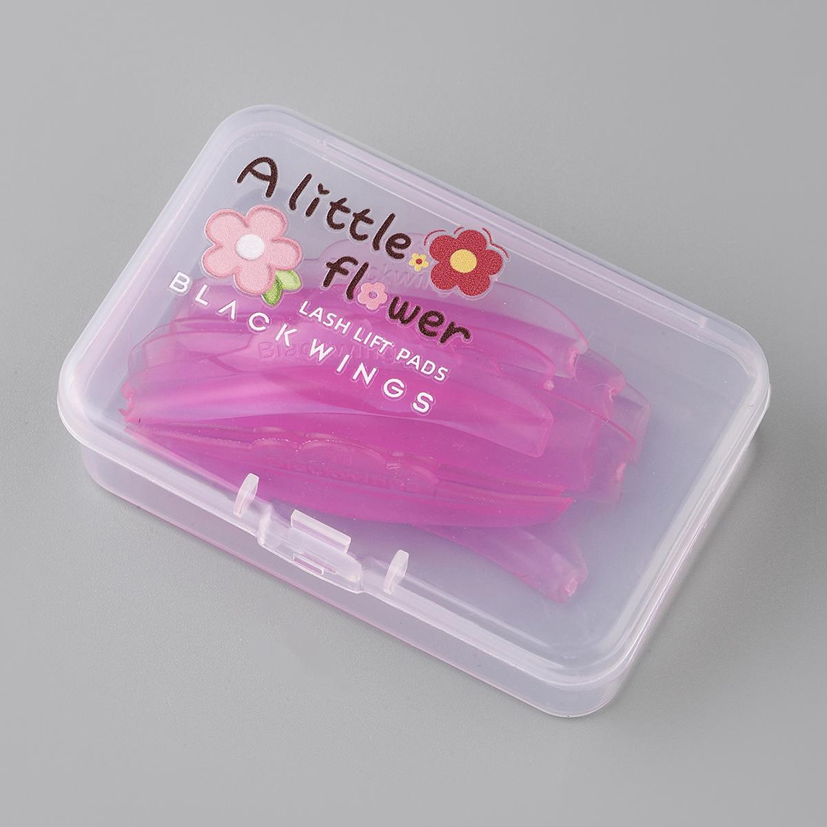 

Blackwings 5 пар силиконовых подушечек для завивки ресниц, подушечки для завивки ресниц, с таблицей размеров, гипоаллергенные многоразовые аксессуары 6pairs красный