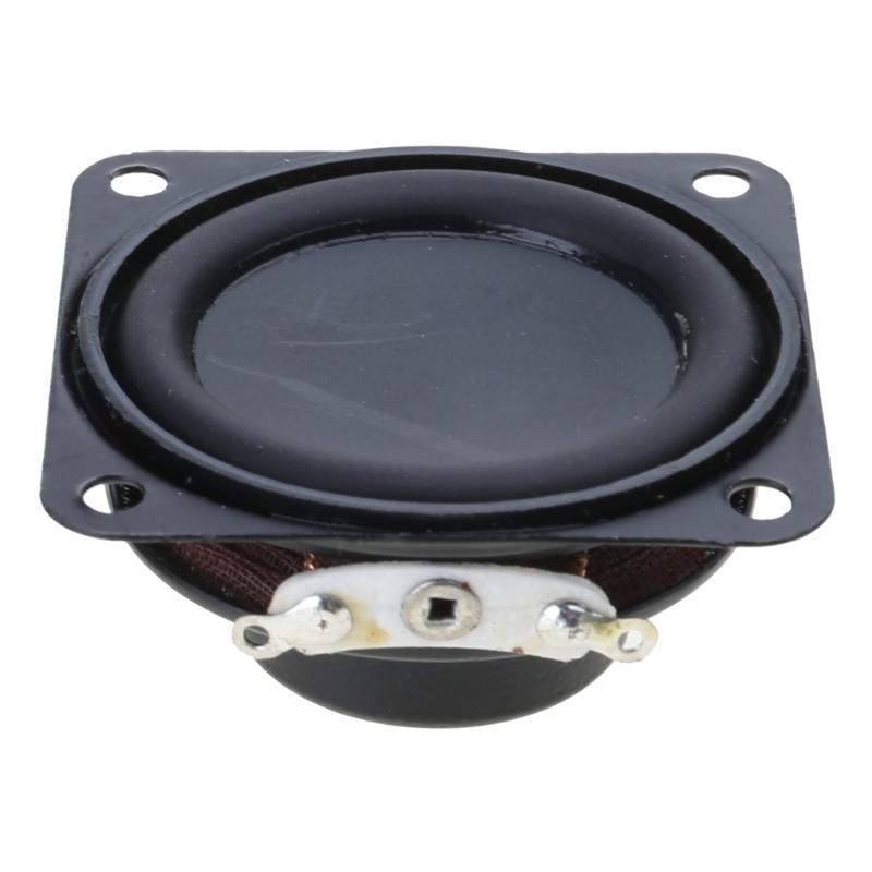 2Pcs 40mm 4Ohm 5W Portable Speakers 2inch 16 Cores Small Full Ranges Rubber Side Inner Magnetic Speakers Replacement