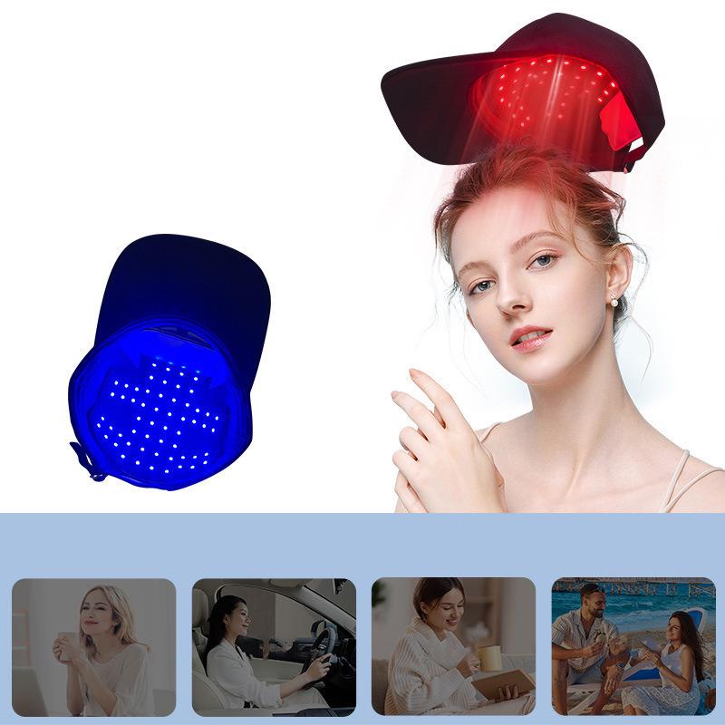 LED Hair Care Infrared Therapy Hat with Red & Blue Light
