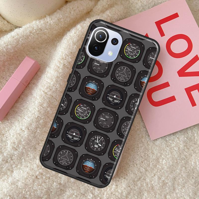 Aviation Aeroplane Pilot Cockpit Case For POCO X5 X3 X4 F5 Pro F3 F4 GT C40 M5s Phone Cover For Xiaomi 13 11T 12T Pro 12 Lite