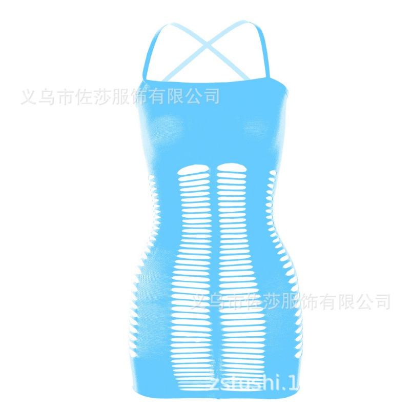 Sexy Underwear, Shoulder Straps, Princess Hip-wrapped Mesh Skirt, Hollowed-out Sexy Mesh