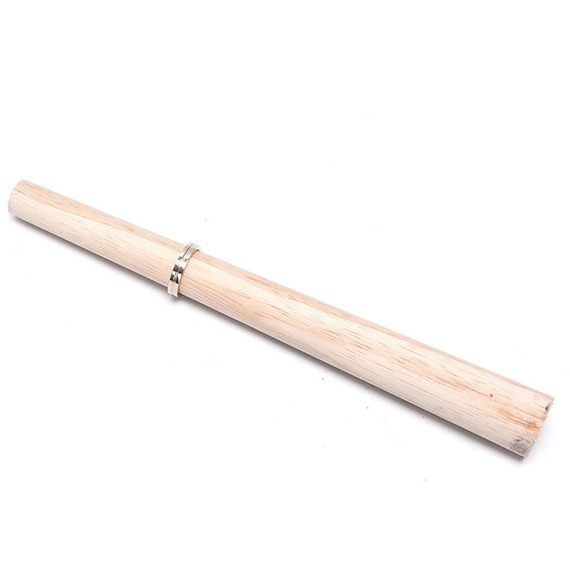 Tapered Wood Mandrel Stick Double Face Rubber Hammer Finger Ring Jewelry Tool