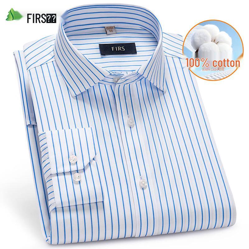 

Men s 100% Cotton Business Long Sleeve Shirt 42