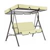 Swing Chair Cover Replacement Set Chair Cover Swing Canopy Cover Canopy Seats Garden Waterproof Material Swing Chair Beige Gray