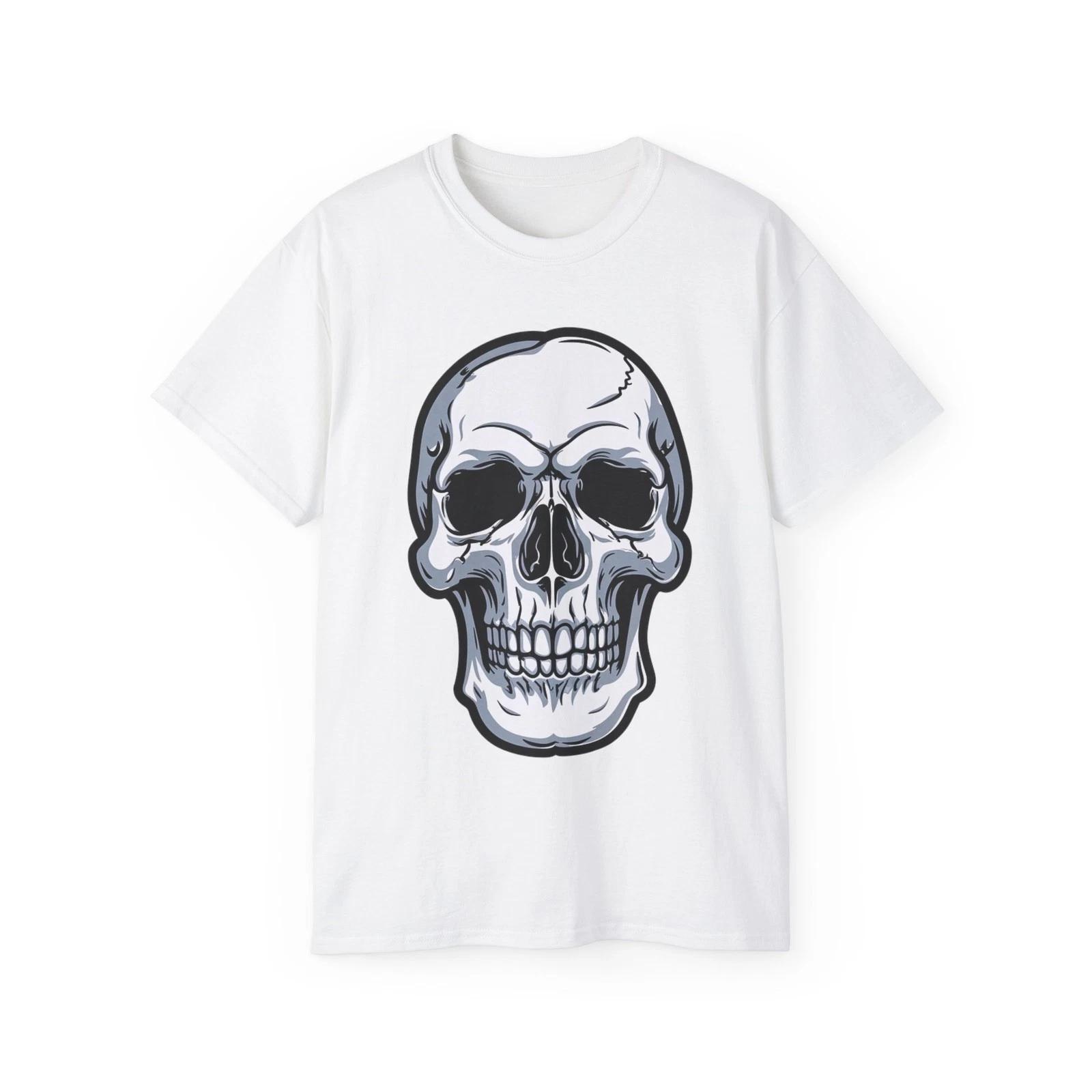 Sticker Symbol Multicoloured Skull Skull And | Custom Graphic T-Shirt 4XL
