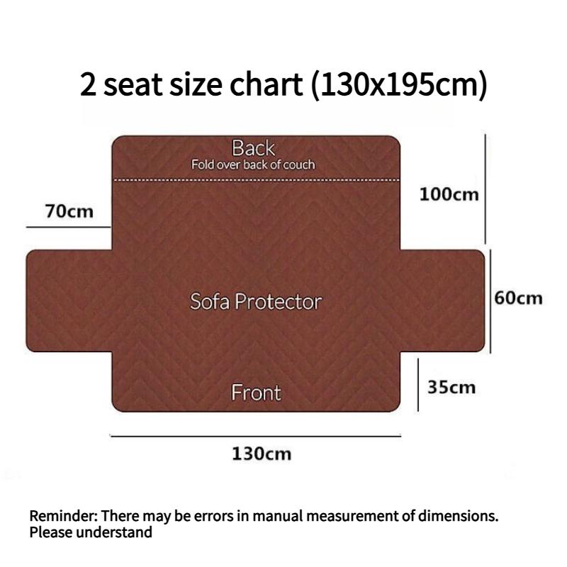 Quilted Diamond Patterned Sofa Cushion Straight Sofa Protective Cover Dustproof Anti Slip Wear-resistant Home Protective Covers Universal Couch Mat