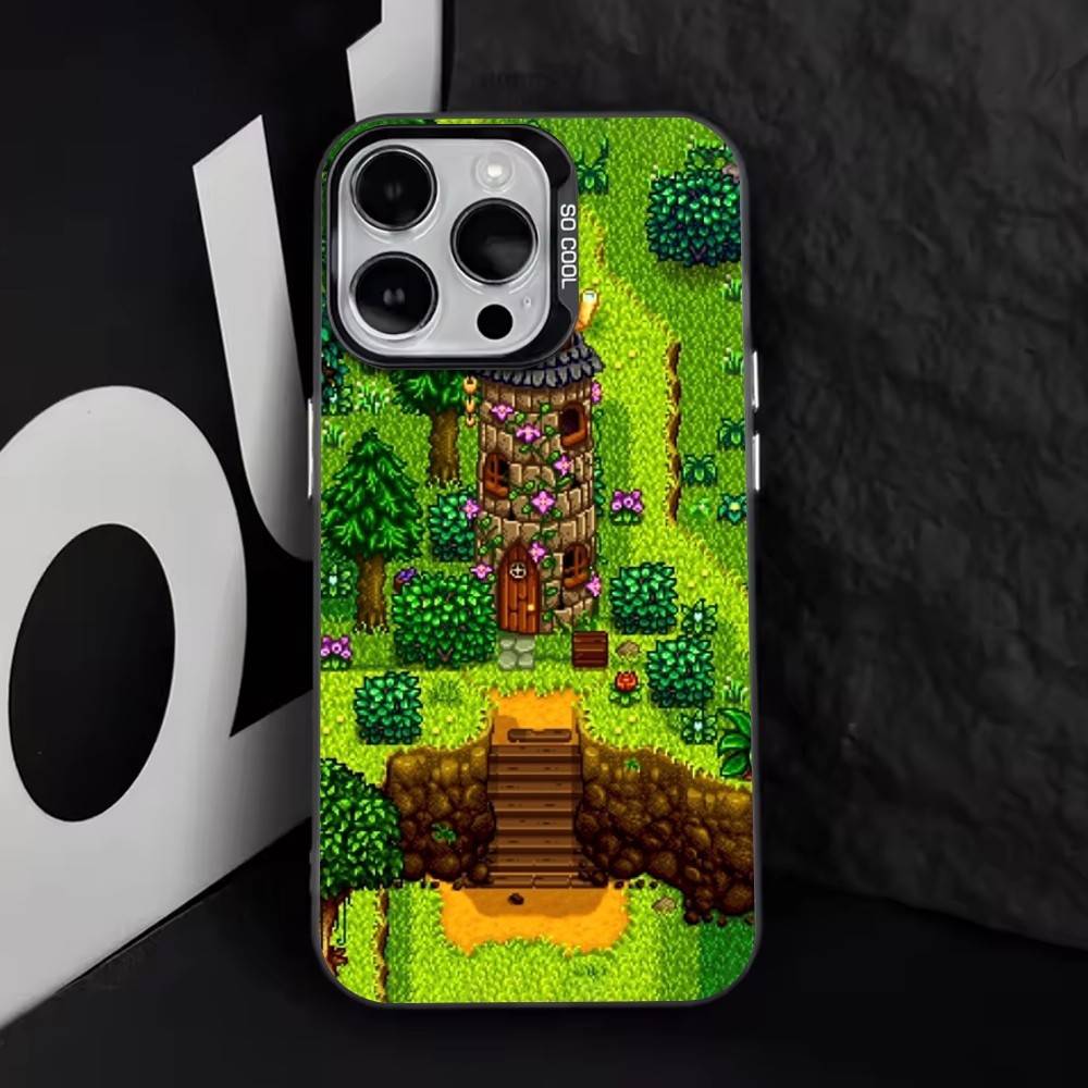 Stardew Valley   Phone Case For iPhone 17,16,15,14,13,12,11 Plus,Pro Max,XS,Colorful Silver Black Cover