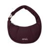 Padded Mini Bag Keyring Burgundy