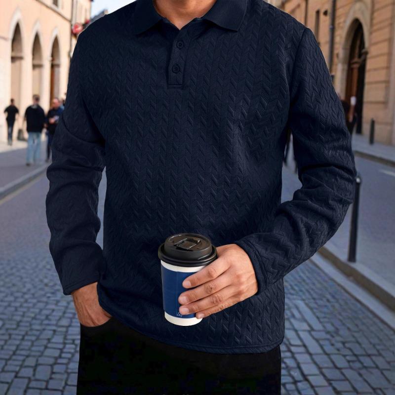 Men S Short Sleeve Casual Solid Color Polo Shirt