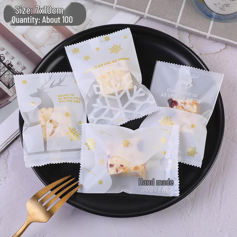 MDNG Frosted Snowflake Cookie Candy Bags