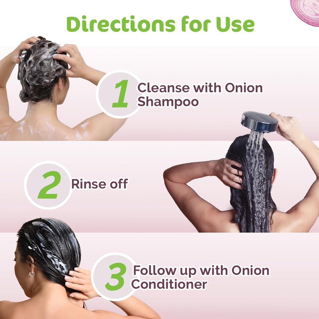 Mamaearth Onion Anti Hairfall Combo (Shampoo and Conditioner)- 250ml