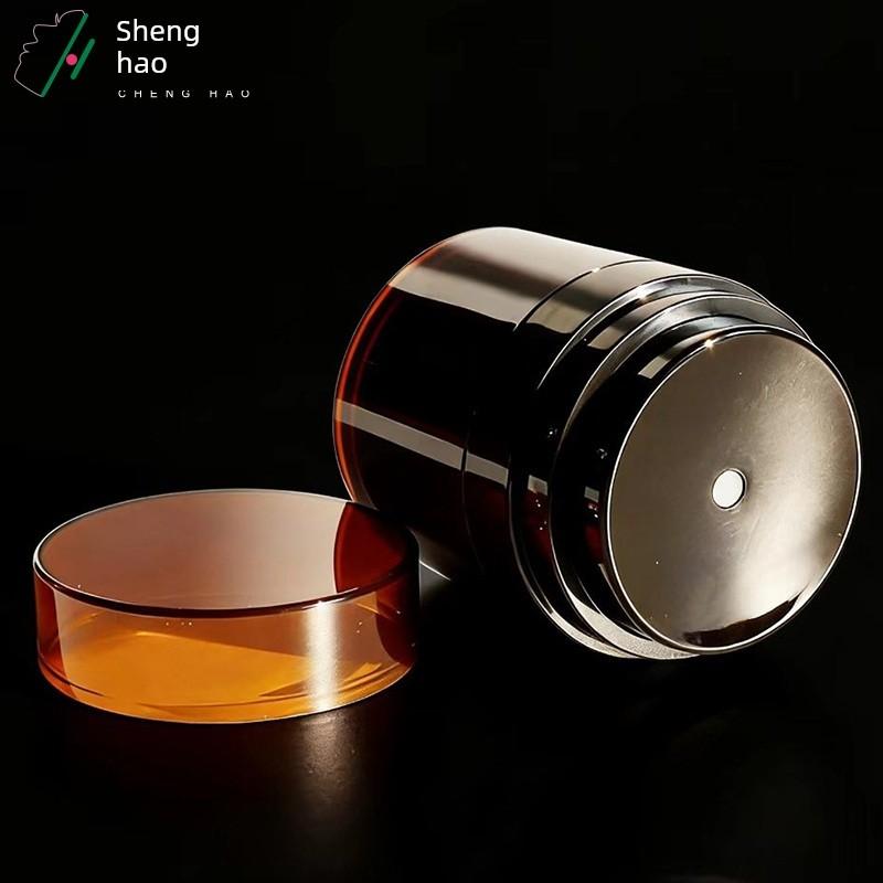15-120ml Brown Dark Vacuum Spray Bottle Lotion Pump Liquid Foundation Essence Eye Cream Storage Bottle 15G кремовый
