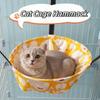 Thickened Adjustable Straps Cat Cage Hammock Deep Edges 45x45 CM Cat Bed Strong Hooks Comfortable Cat Swing Bed Four Seasons