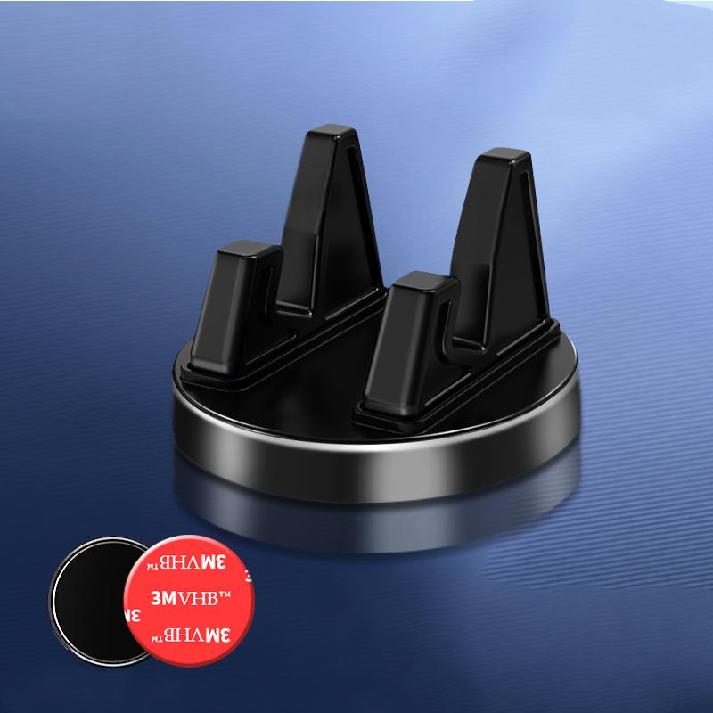 Wholesale Portable Magnetic 360 Degree Rotation Aluminum Alloy Phone Holder Mobile Cellphone Desk Tablet Stand Car Accessory