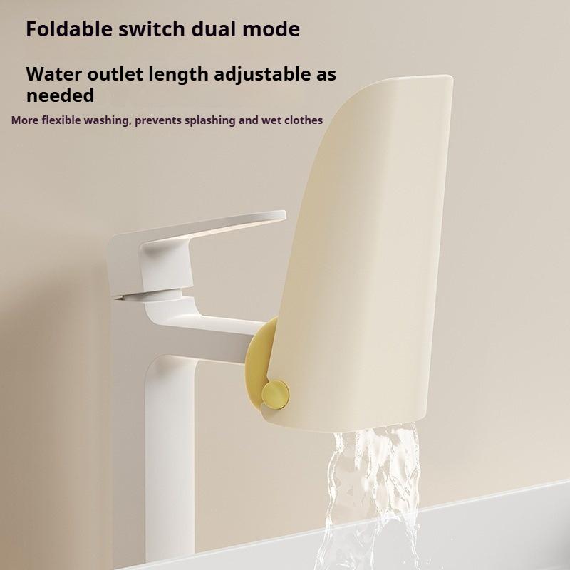 1Pc Faucet Extender, Splash-Proof, Kitchen & Bathroom Faucet Extender, Cute Cartoon Water Guide Trough