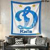 Dynamo Moscow Champion Wall Hanging Printed Fabric Blanket Decorative Tapestries for Bedroom Living Room Home Decor