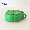 Four-leaf Clover Keychain Pendant, Stress Relief Toy with Hanging Buckle, Aromatherapy Smooth Structure Four-Leaf Shape Key Holder for Good