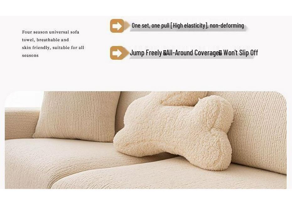 Copridivano Elastico Universale Protettivo per Tre Posti - Nuova Collezione Autunno/Inverno