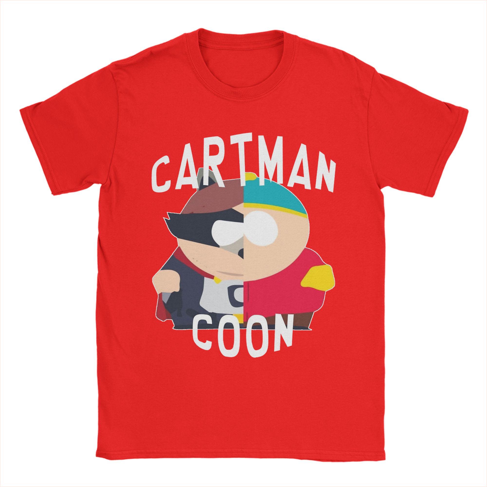 Eric CartUnisex  The Coon SouthParks Unisex T Shirts  Novelty Tees Short Sleeve Round Collar TShirts 100 Cotton Classic Clothing S