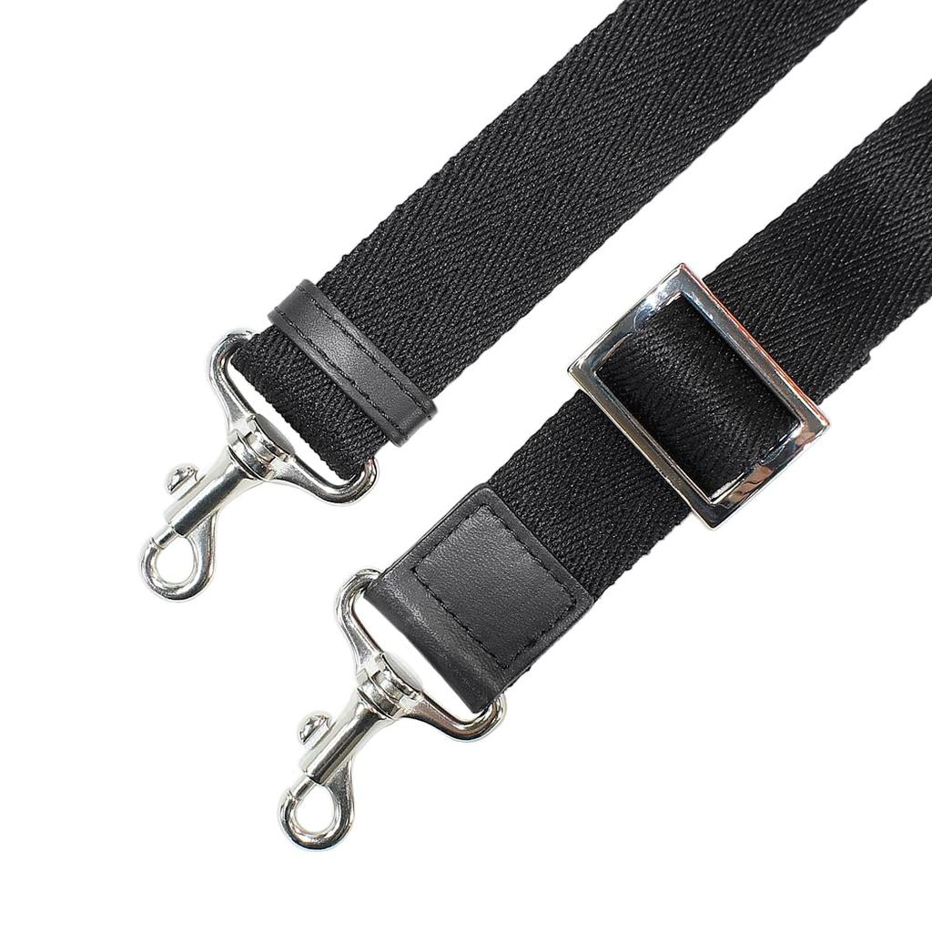 Inden Umhängetasche Sacoche Crossbody Hirschleder Schwarz x Schwarz Lack Libellenmuster [Indenya] 6614-01-008