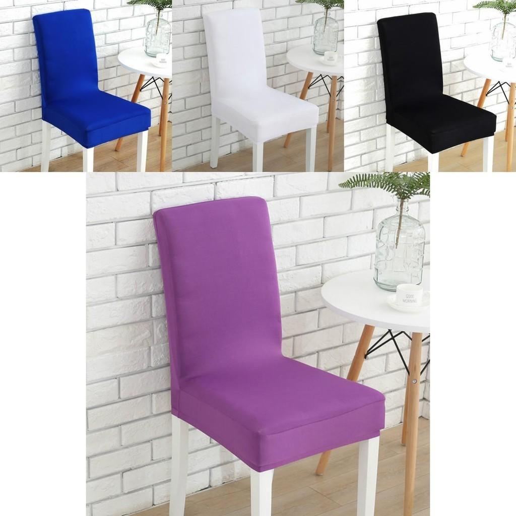 Solid Color Chair Slipcovers For Wedding Banquet Venue With Easy Care