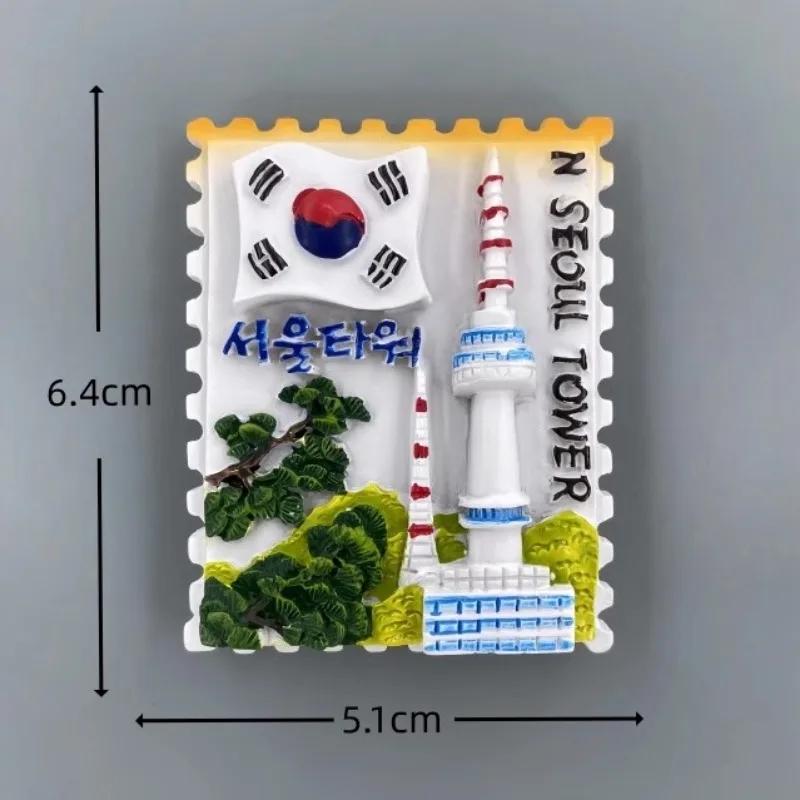 Korea Fridge Stickers Jeju Seoul Travelling Souvenirs Busan Fridge Magnets Home Decor Wedding Gifts
