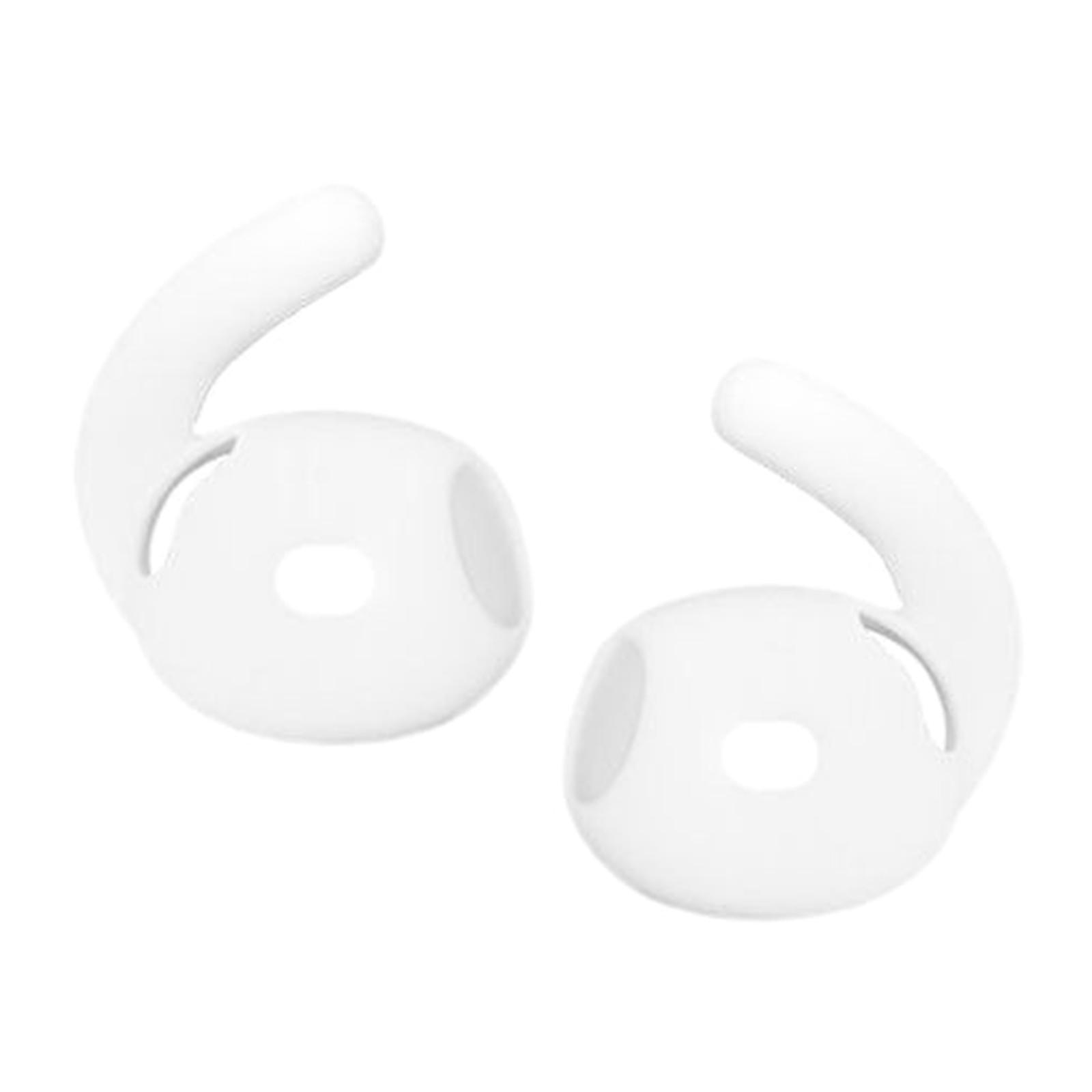 1/5Pair Soft Silicone Ear Pads Eartips Earphone Silicone Case In-ear Earbuds For 4 In Ear Earphones белый