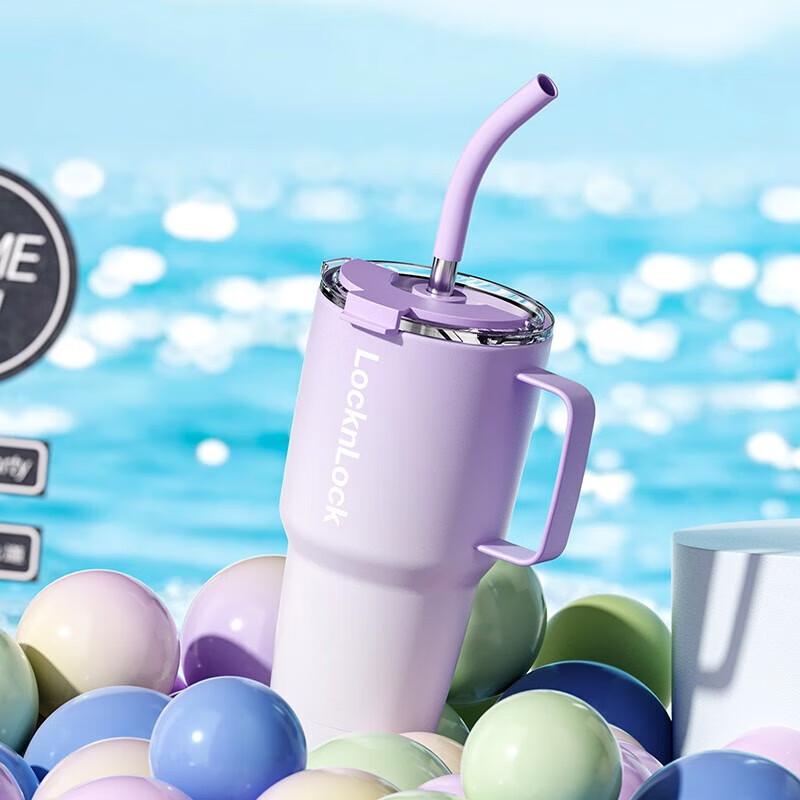 LOCK&LOCK Colorful 570mL Stainless Steel Dual-Drink Tumbler