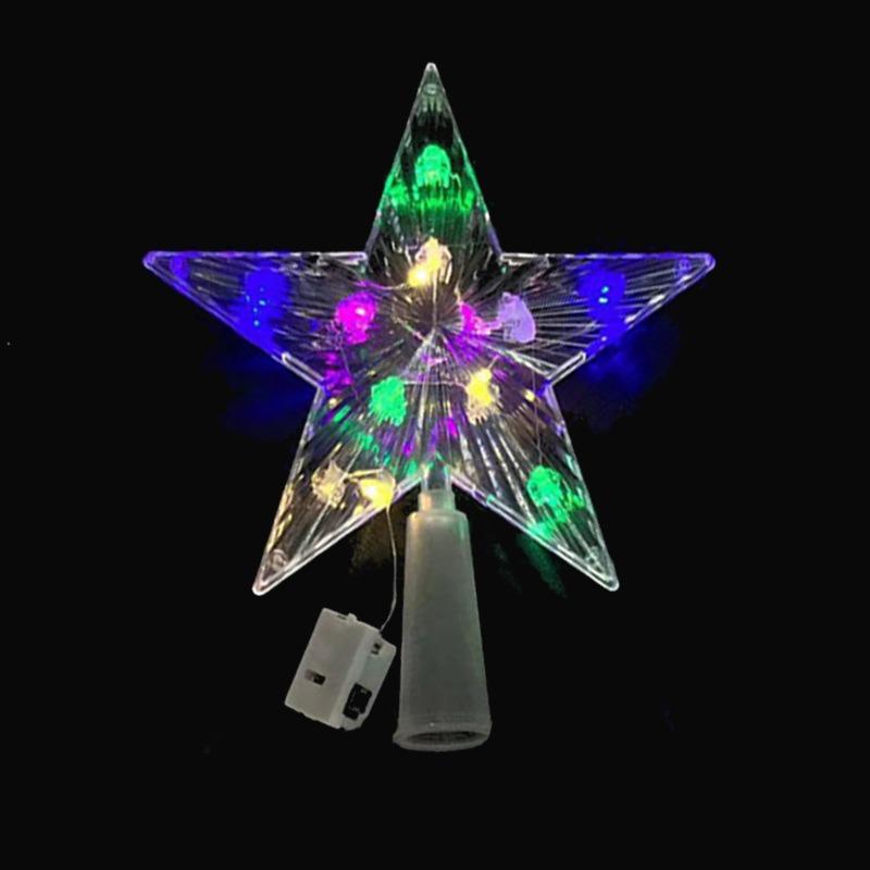 Frohe Weihnachten Dekoration LED Sternenlicht Weihnachtsbaum Anhänger Ornamente für Heimdeko Navidad Neujahr 2026 Geschenk Accessoire