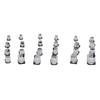 400Pcs 24 Values Electrolytic Capacitor Black SMD Aluminum Electrolytic Capacitors Assortment Kit
