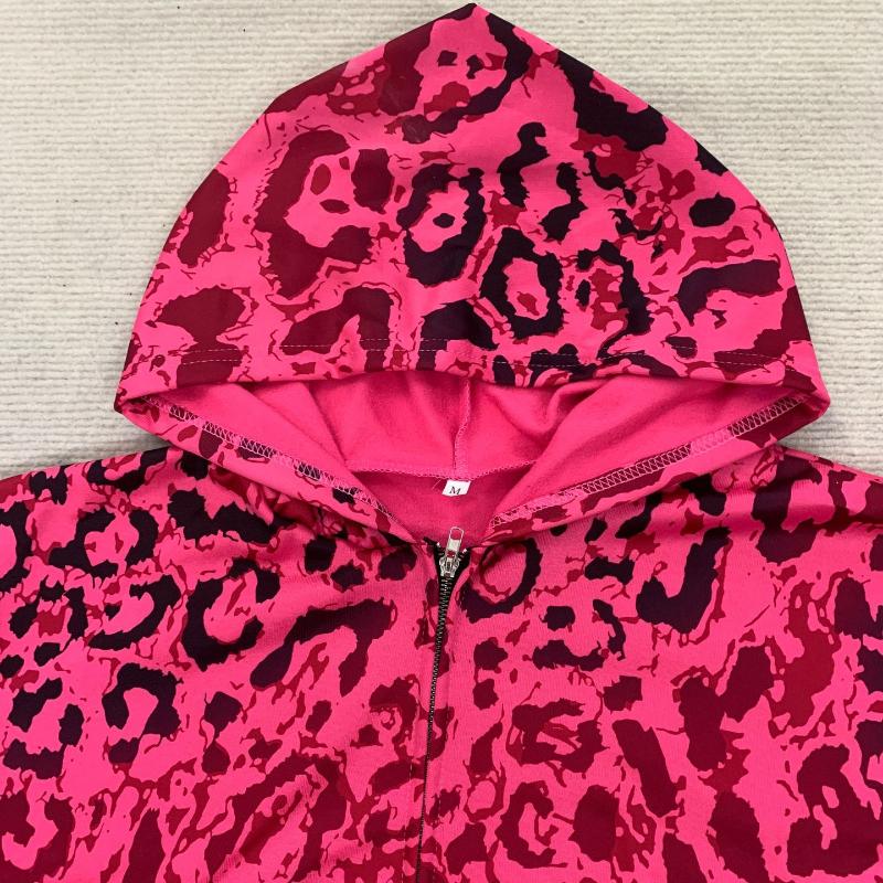 European and American Autumn and Winter Loose Casual Hip-hop Hooded Cardigan Top