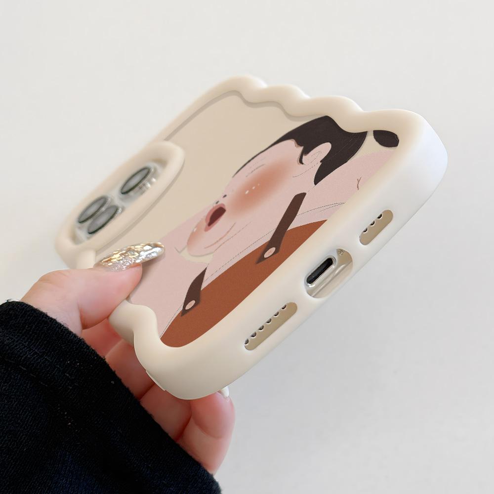 Handyhüllen für iPhone 11 13 XR 15 Pro Max 12 14 Pro Max Hülle iPhone 16 7 Plus 8 Plus XS Max 15 Plus Macaron Cartoon Süß Anti-Fall Wasserdicht