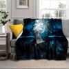 Jujutsu Curse Battle Blanket Flannel Blanket for bed, sofa, Camping, Hiking, Picnic Essentials, gift for family Fan gifts