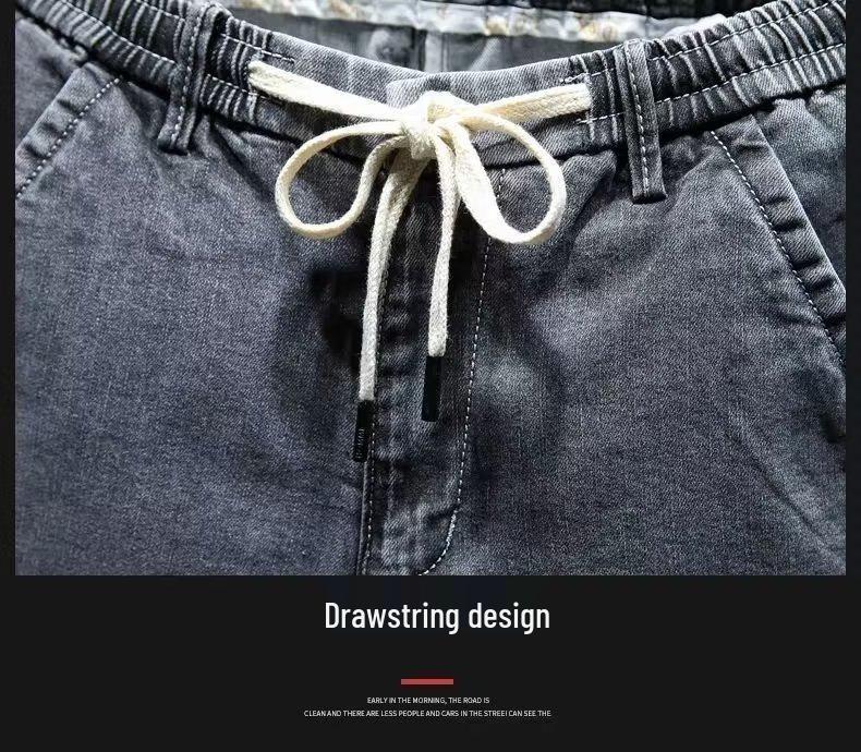 Men's Trendy Loose Fit Denim Shorts - Lightweight Summer Style, Casual All-Match Five-Point Design