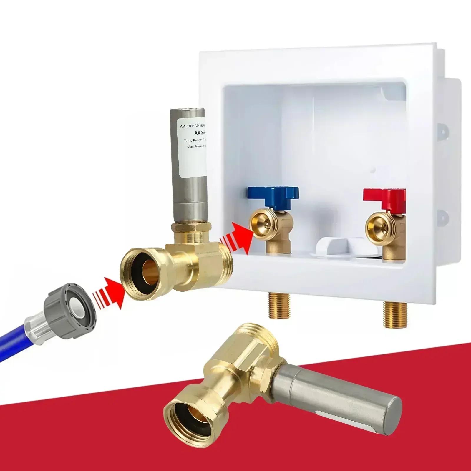 

Pipe Noise Stop for Washing Machines and Dishwashers 3/4 Brass Water Hammer Arrestor with Easy Installation Features China Mainland